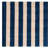 2' X 3' Navy And Sand Striped Tufted Washable Non Skid Area Rug