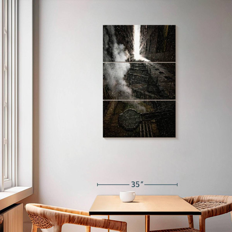 Sireci Chicago Black And White, 57" H x 36" W