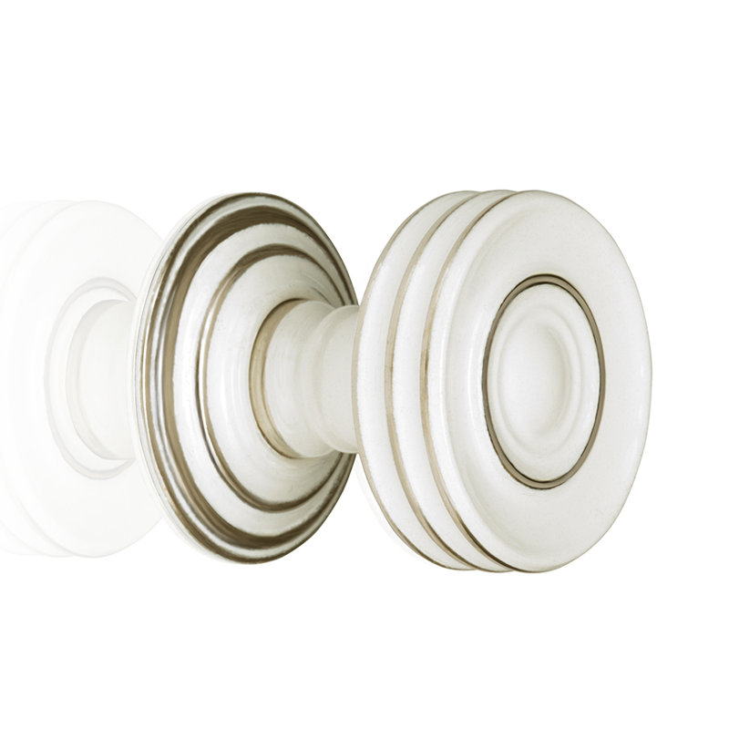 Bordeaux Round Knob, 1.26" H x 1.25" W x 1.25" D, Weathered Nickel
