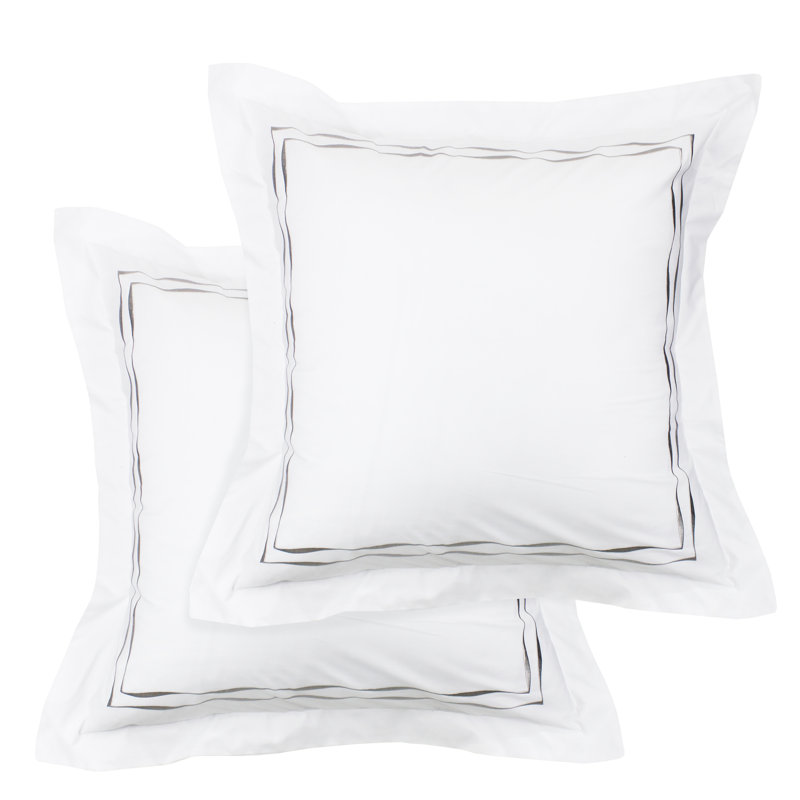 Cotton Pillow Sham, Gray
