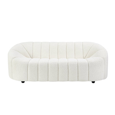 White 2 , Stable Back And Armrest Combinations Comfortable Synthetic
