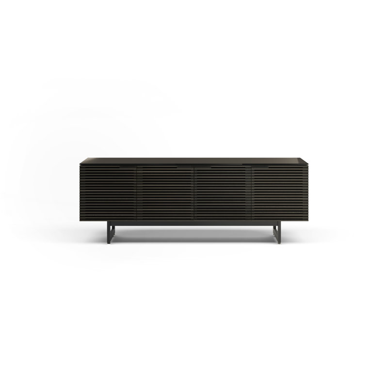 Corridor Media Console, Charcoal Stained Ash
