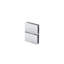 FHC CAM02CH Cambria Series - Support de verre à verre pour verre 3/8 po - Chrome poli-133202894