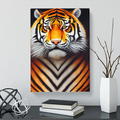 Tiger Portrait Vol.4 - Wrapped Canvas