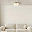 Raik Glass Flush Mount