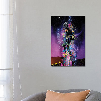 Star Diver 1 Piece Wrapped Canvas Wall Art