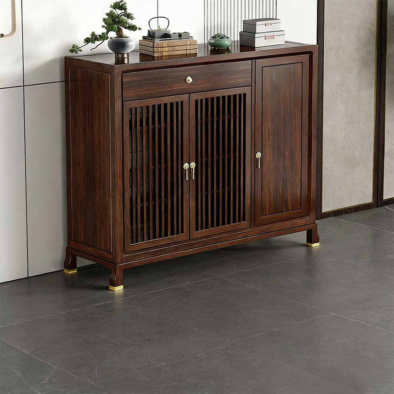 Chinese-style living room shoe storage cabinet