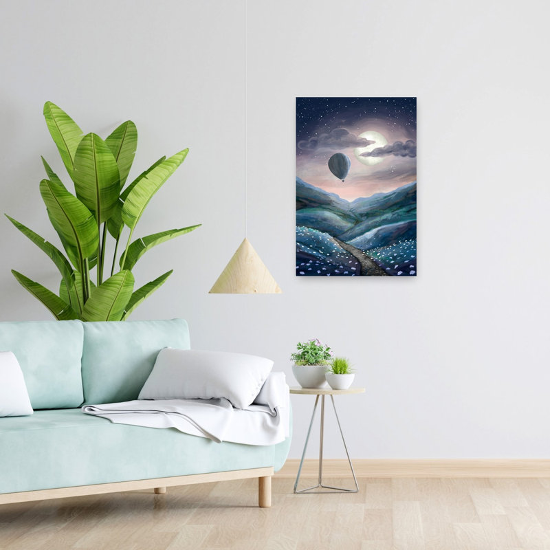 Art contemporain paysage contemporain, H 24 po x l 16 po