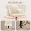 Tabouret de bar et de comptoir pivotant rembourré à hauteur réglable avec repose-pieds-936122562-936323304