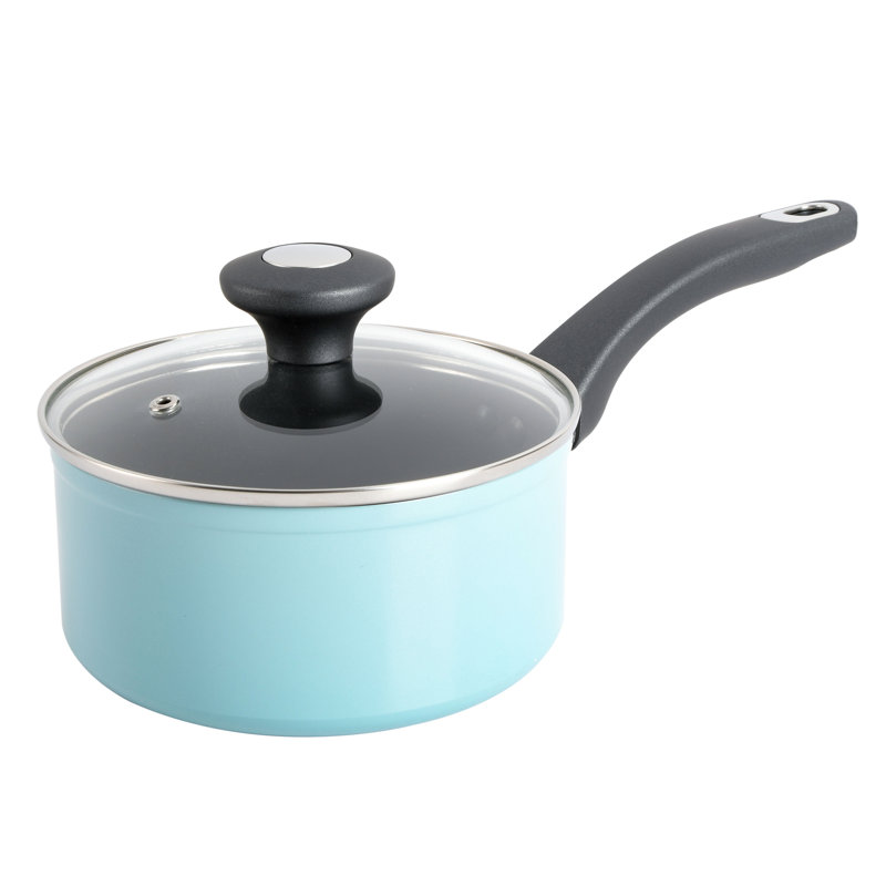 Casserole en aluminium avec couvercle Martha Stewart, Bleu, 1,6 pte