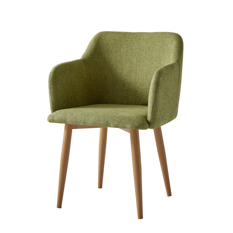 36cm H Fabric Upholstered Armchair, green