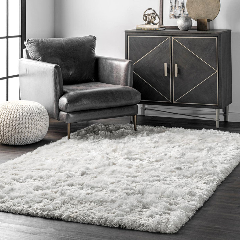 Brett Solid Colour Hand Woven Area Rug, Runner 76 x 244cm