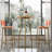 Bar Table And Chairs Three Piece Set, Gold Frame, Sponge Made Seat Cushions And Backrests, Bar Table With Storage Function-366669239