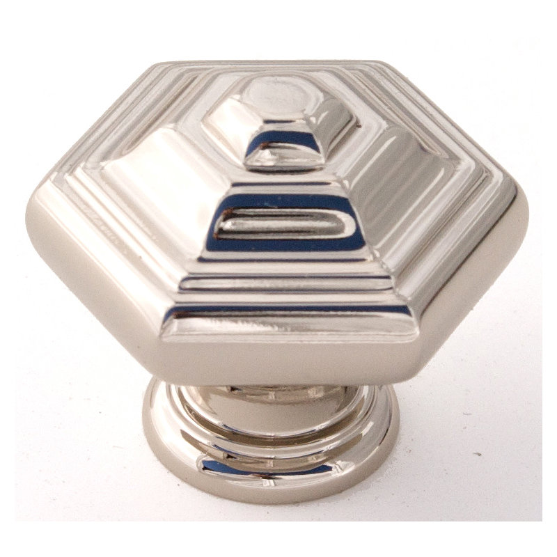 Geometric Knob, Polished Nickel