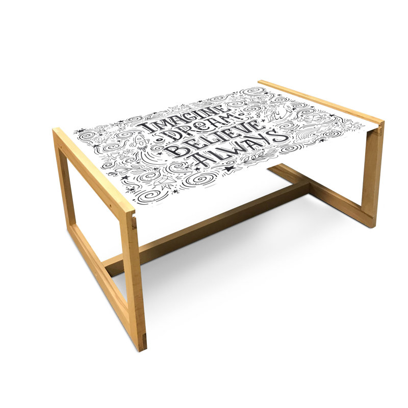 Jamain Trestle Coffee Table, 40cm H x 91cm W x 62cm D