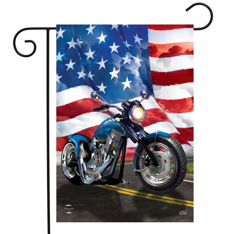 Drapeau de jardin patriotique américain