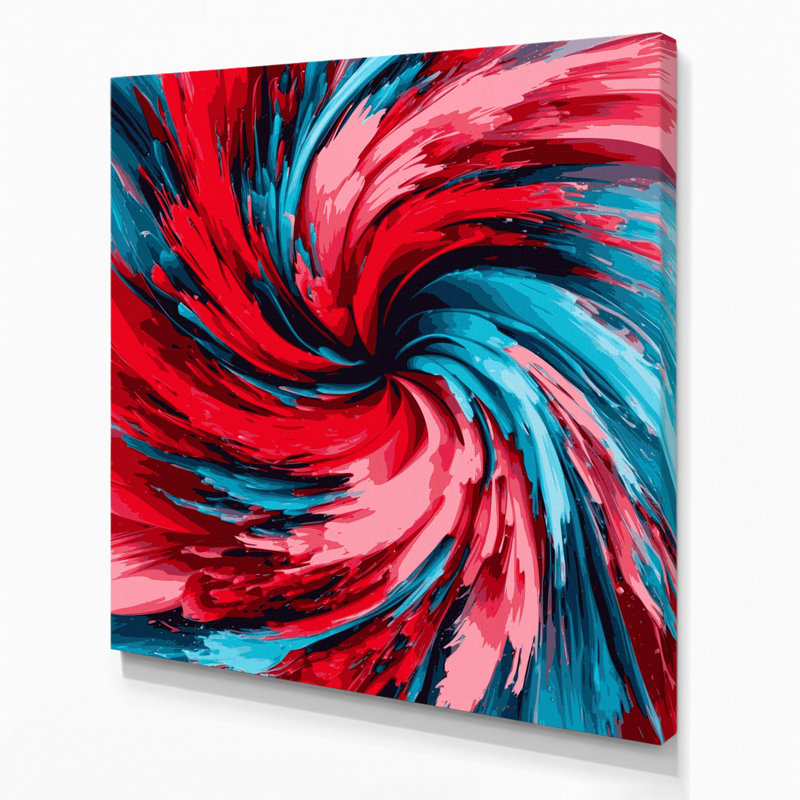 Art numérique sur toile 72 "Abstraction numérique", 32" H x 32" W