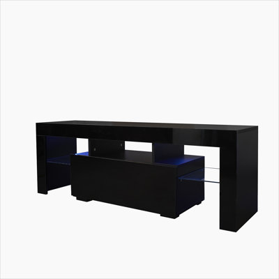 Entertainment TV Stand,Large TV Stand TV Base Stand with Led Light TV Cabinet