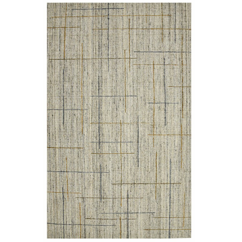 Tapis hawaïen Mid-Century, Naturel, Rectangulaire 2 pi x 3 pi