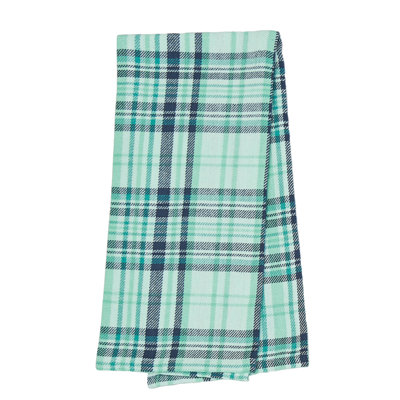 McKinley Plaid Woven Cotton Kitchen Towel