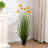 48" Artificial Potted Grass With Flowers-607294752