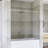 56-60 "W X 60" H Frameless Sliding Shower Door In Brushed Nickel Finish-116985574