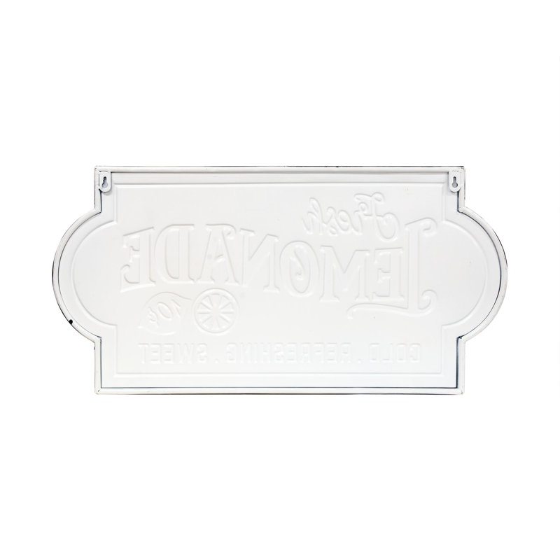 Fresh Lemonade Enamel Sign