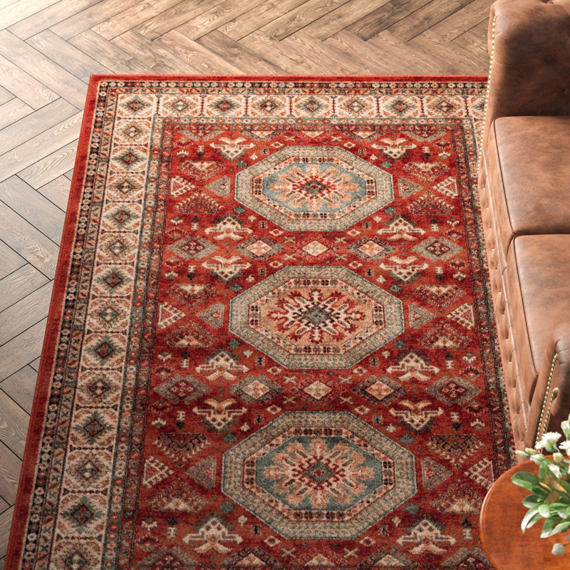Abbeville Oriental Wool Area Rug, Rectangle 160 x 240cm