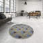 Tapis bleu marine/gris marine à motifs-1230699777