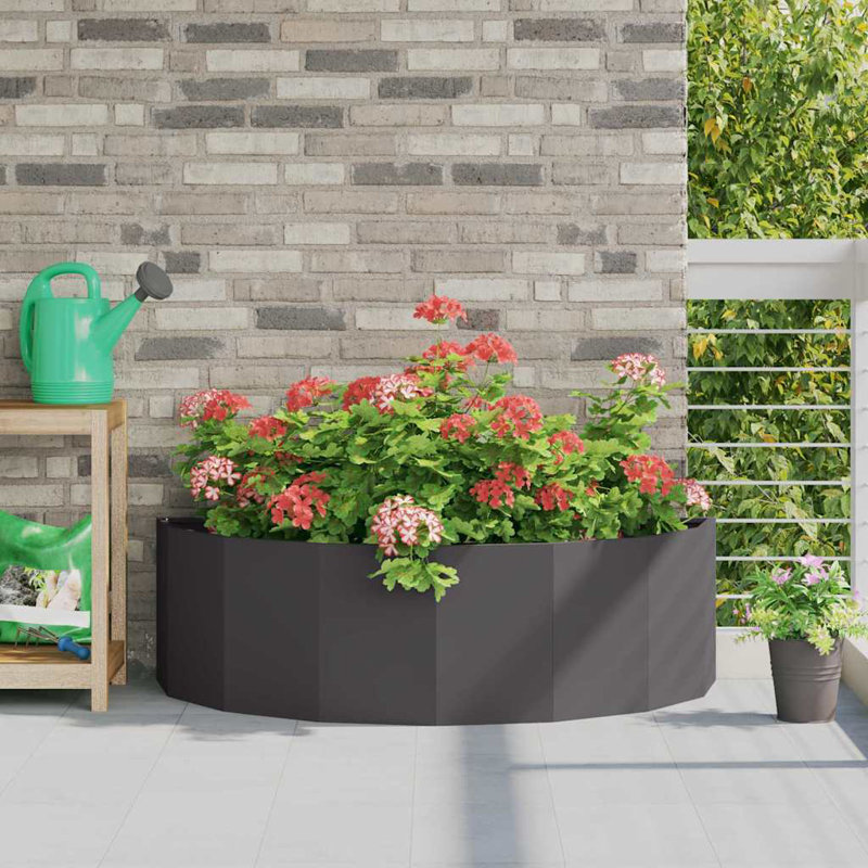 Planter Box, Black, 35cm H x 120cm W x 60cm D