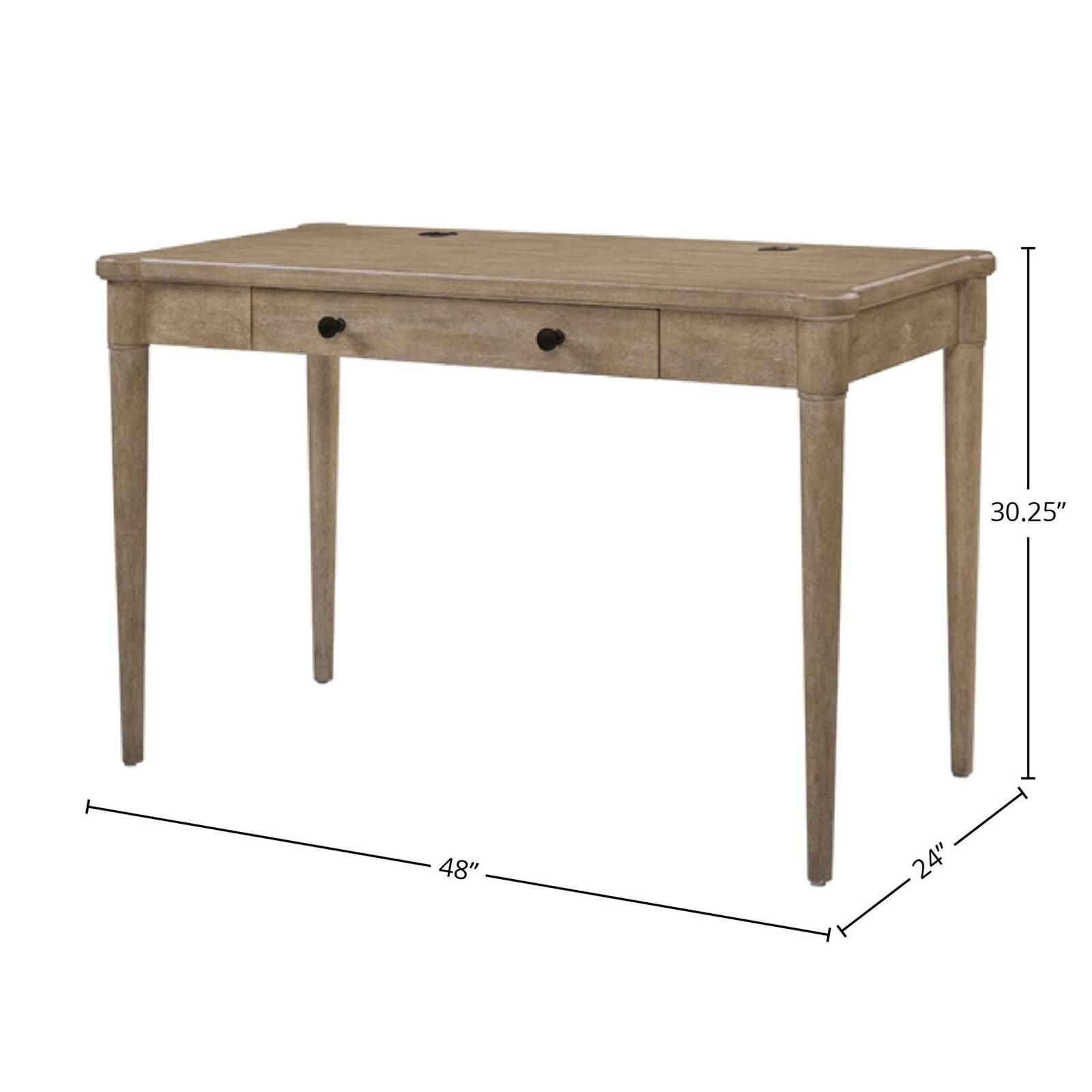 Dana 48" W Writing Desk, Natural
