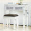 Banc de maquillage avec miroir
