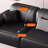 Italian light luxury comfortable office sofa set