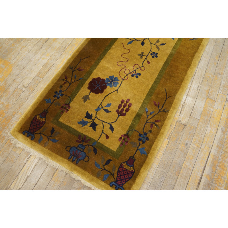 Tapis de couloir chinois clair et étroit