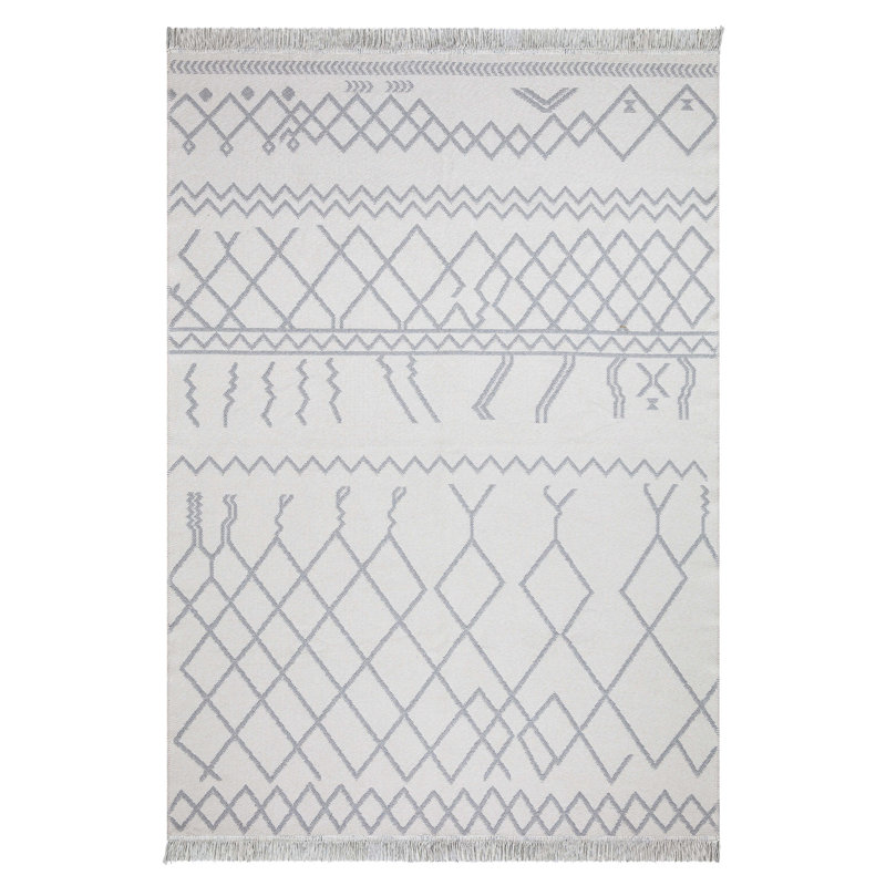 Poulsen Cotton Argyle Indoor Rug, Rectangle 2'8" x 5'