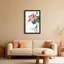 Fleur de lotus et libellule, reproduction d'aquarelle sur toile tendue sur toile, ensemble de 1-2056528744-2056528748-2056528750