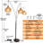 Halima 90'' Black Tree Floor Lamp