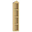 Connah 1 ft. 3 in. W x 1 ft. 1 in. D Solid Wood Overlap Apex Tool Shed