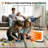 R.W.FLAME 1500 Watt 5100 BTU Electric Compact Space Heater with Adjustable Thermostat-74054181