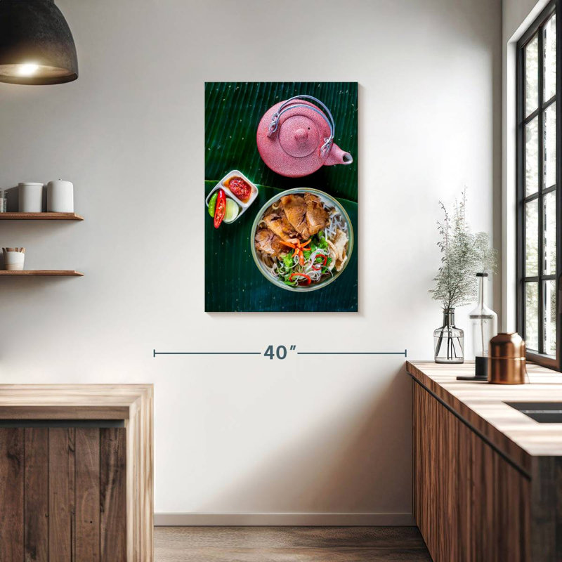 Thé et cuisine vietnamienne, H 36 po x l 24 po