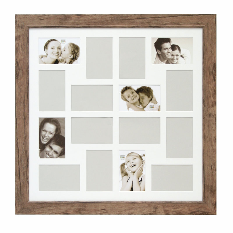 Collage Picture Frame, Brown