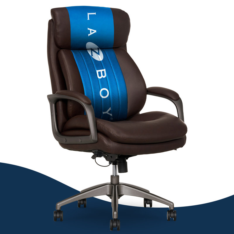 Nova Brown Vegan Leather High-Back Executive Swivel Chair