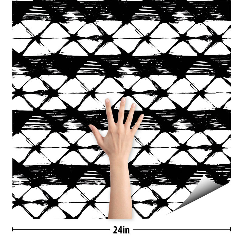 Papier peint, L 126 po x l 24 po