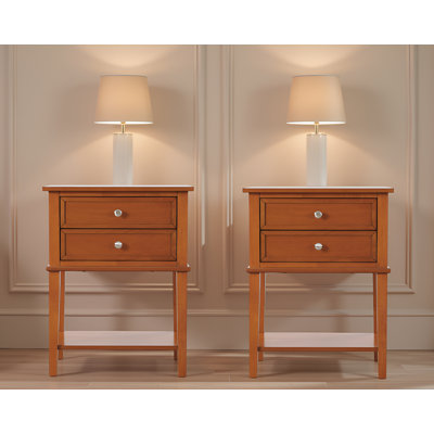 Zeist Oak Nightstand Set Of 2