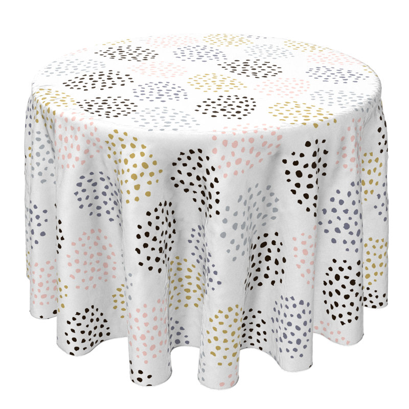 Round Cotton Twill Tablecloth