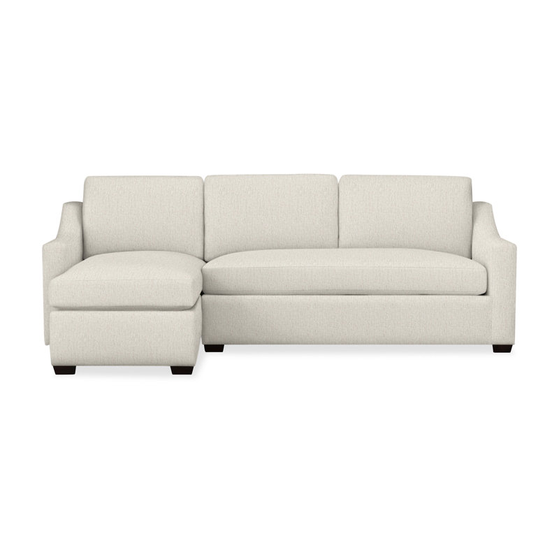 Canapé modulaire 2 pièces Cranbrook, Chenille Crypton® neige Nomad, Face à la gauche