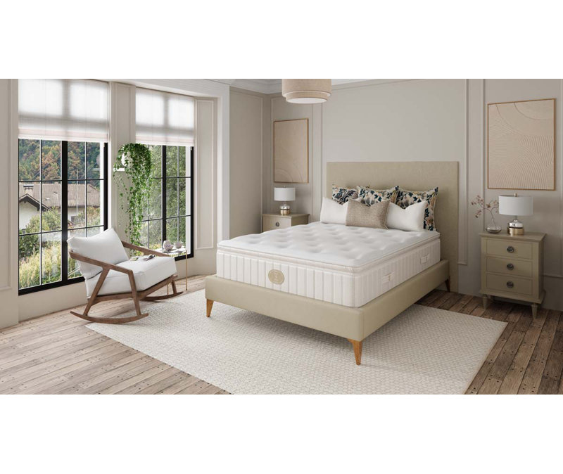 Timeless Quilted Boxspring, Extra-long Twin