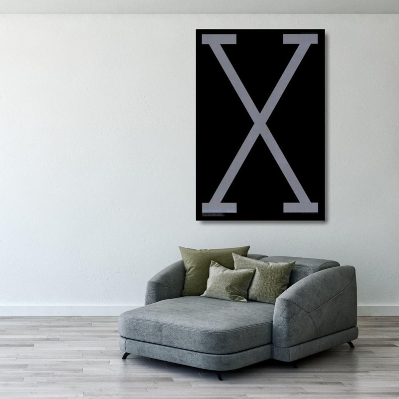 Malcolm X, 40" H x 27" W