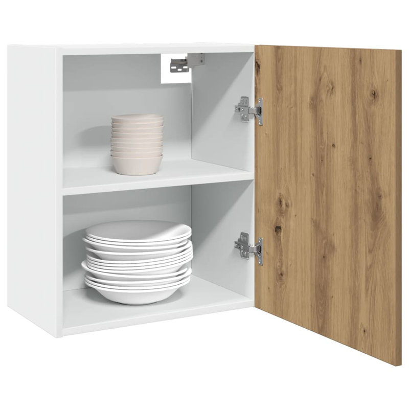 Baisha Hanging Cabinet Lyons 2 pcs 50x31x60 cm Engineered Wood, Artisan Oak