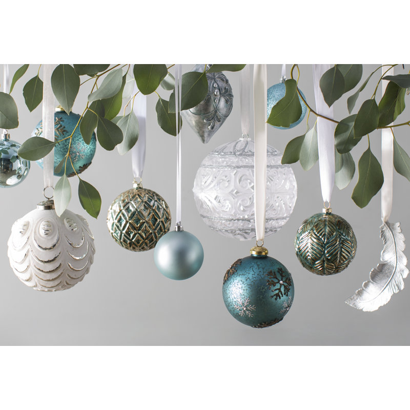 Holiday Décor Ball Ornament, Baby Blue